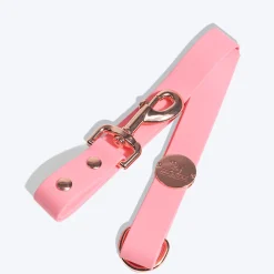 HUFT Pastel Pawprint Rain Friendly Dog Leash - Pink - 1.2 m