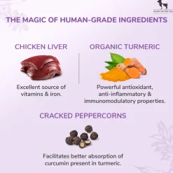 HUFT Pawcrafted Treat & Wet Food Combo: Chicken Liver & Grain For Dogs
