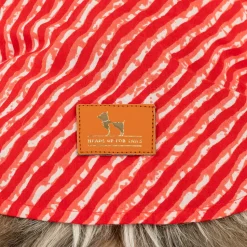 HUFT Pawdhani Leheriya Kurta For Dog - Red