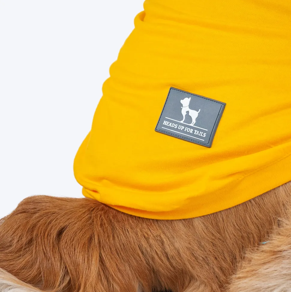 HUFT Pawsitively Adorable T-Shirt For Dogs - Yellow