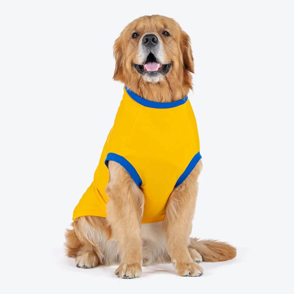 HUFT Pawsitively Adorable T-Shirt For Dogs - Yellow