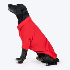 HUFT Paws Polo T-Shirt For Dog - Red