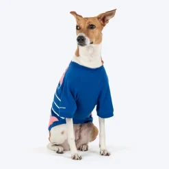 HUFT Petal Play T-Shirt For Dog - Blue
