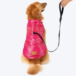 HUFT Petals & Pyaar Brocade Sherwani For Dog & Cat - Rani Pink