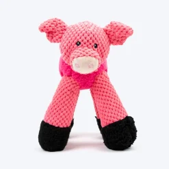 HUFT Piggy Long-Legs Plush Toy For Dog - Pink