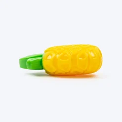 HUFT Pineapple Pop Chew Toy For Dog - Yellow