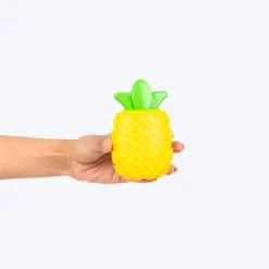 HUFT Pineapple Pop Chew Toy For Dog - Yellow