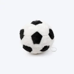 HUFT Plush Floofball With Squeaker For Dog - Black & White