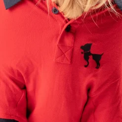 HUFT Polo T-Shirt For Dog - Red