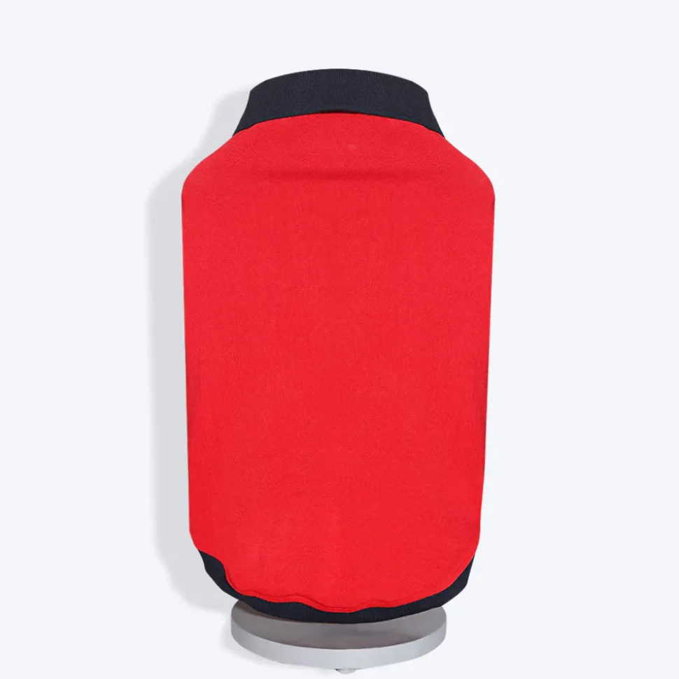 HUFT Polo T-Shirt For Dog - Red
