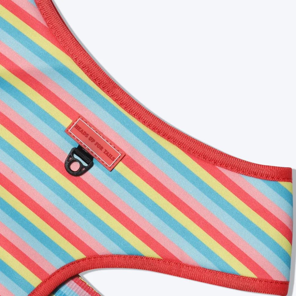 HUFT Pride Rainbow Popsicle Reversible Dog Harness
