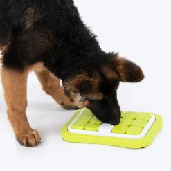 HUFT Puzzle Pups Interactive Toy For Dog - White & Green