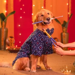 HUFT Rang Riwaz Kurta For Dog & Cat - Blue