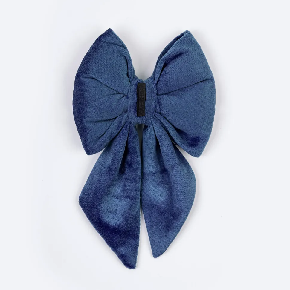HUFT Regal Luxe Bow Tie For Dog - Navy
