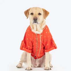 HUFT Royal Elephant Brocade Kurta For Dog & Cat - Orange