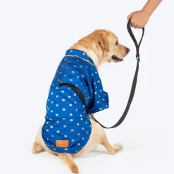 HUFT Royal Elephant Brocade Kurta For Dog & Cat - Navy Blue