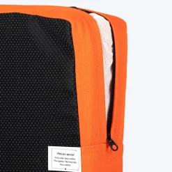 HUFT Royal Snooze Bed for Dog - Grey & Orange