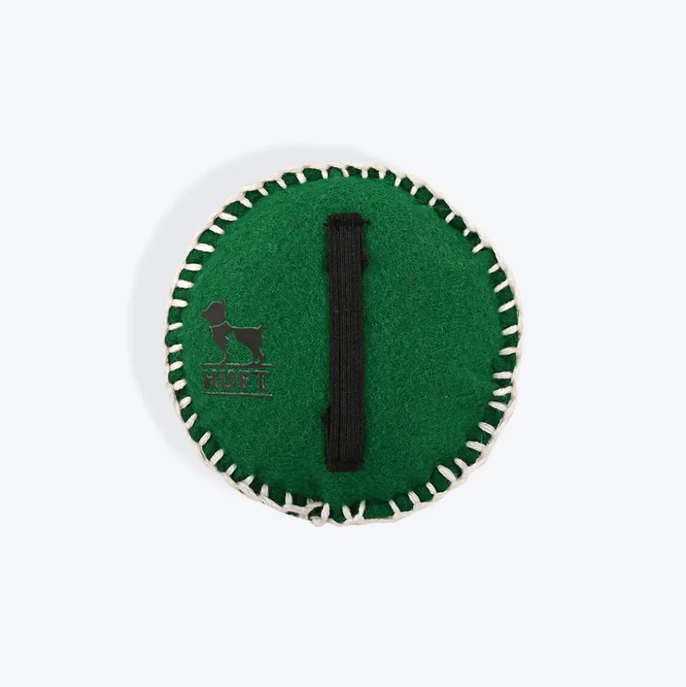 HUFT Santa Furry Dog Collar Insert (Green)