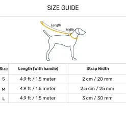 HUFT Scribble Dribble Leash For Dog – Blue