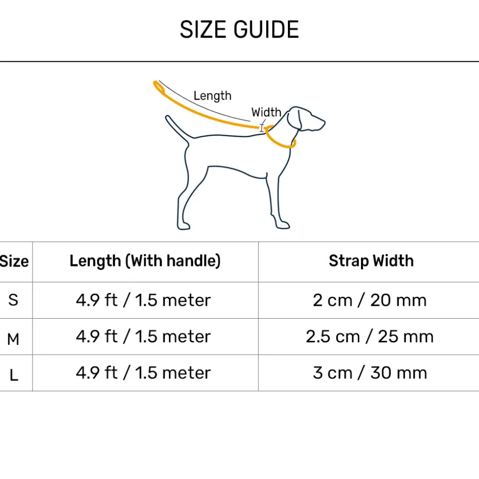 HUFT Scribble Dribble Leash For Dog – Blue