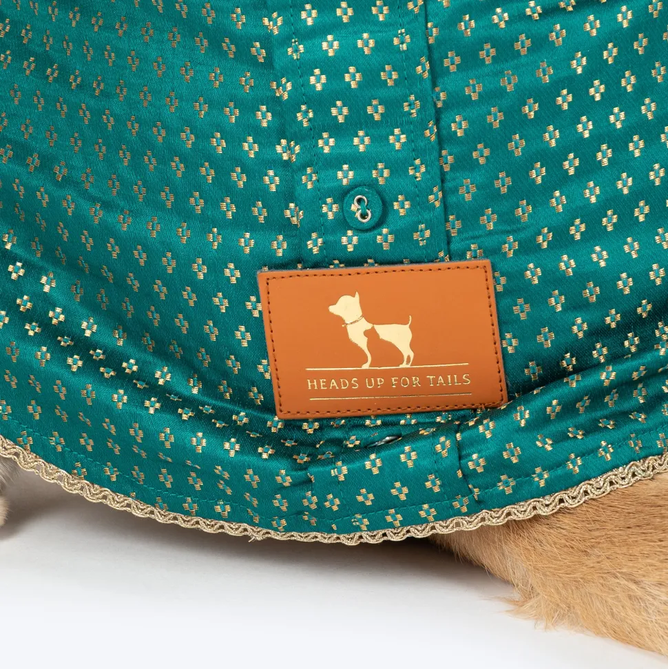HUFT Shahi Paws Kurta For Dog & Cat - Green