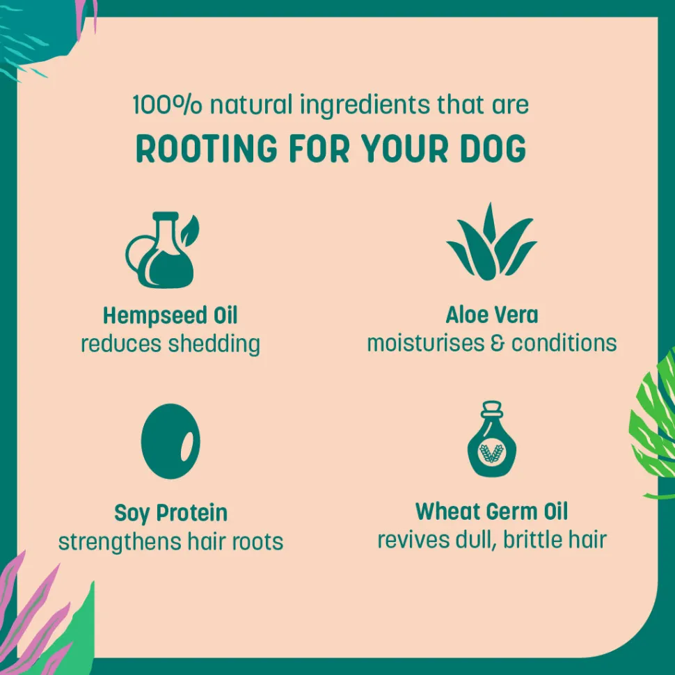 HUFT Shed Control Natural Shampoo For Dog