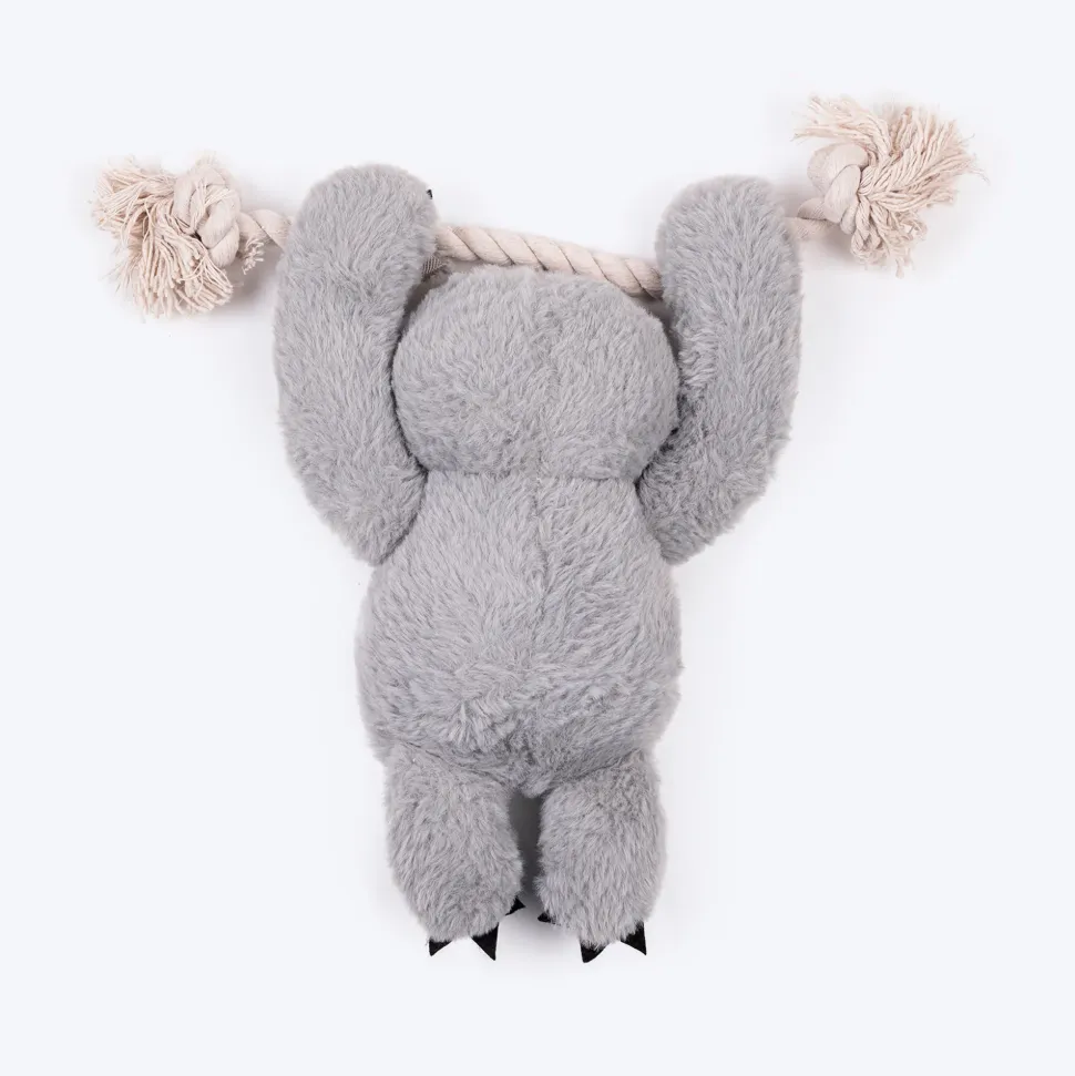 HUFT Sleepy Sloth Plush Toy for Dog - Grey
