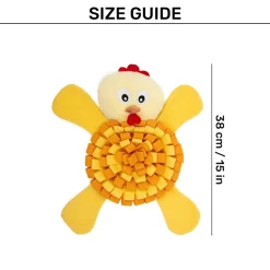 HUFT Snuffle Chick Play Interactive Toy For Dog - Yellow
