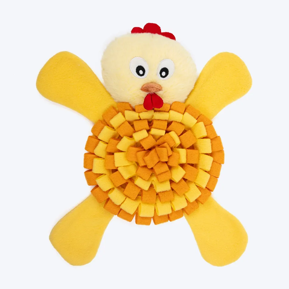 HUFT Snuffle Chick Play Interactive Toy For Dog - Yellow