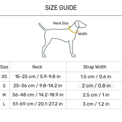 HUFT Striped Love Collar For Dog - Navy