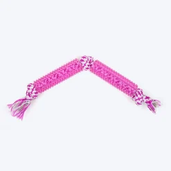 HUFT Taffy Twist Chew Toy For Dog - Pink