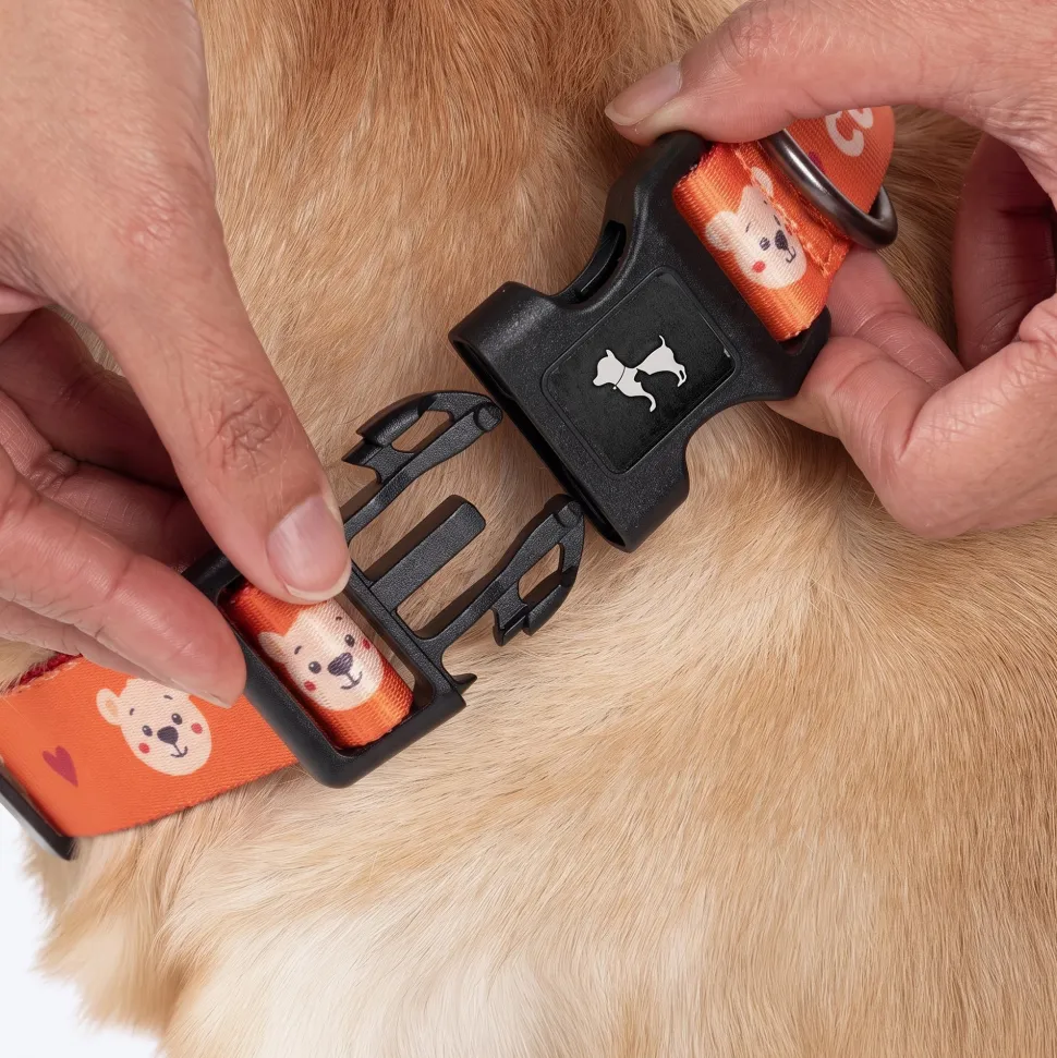 HUFT Teddy Collar For Dog - Red
