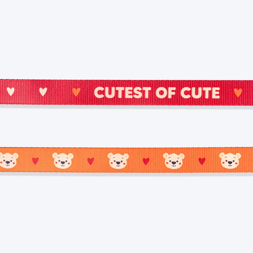 HUFT Teddy Leash For Dog - Red