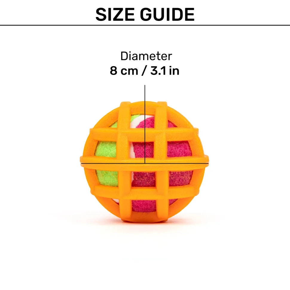 HUFT Tennis Buddy Ball Toy For Dog - Multicolor