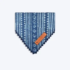HUFT The Indian Collective Pankti Dog Bandana - Indigo