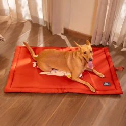 HUFT Thoda Lazy Thoda Crazy Mat For Dog - Rust