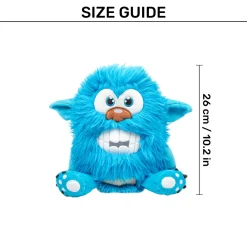 HUFT Toothy Nomster Plush Toy For Dog - Blue