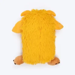 HUFT Toothy Nomster Plush Toy For Dog - Yellow