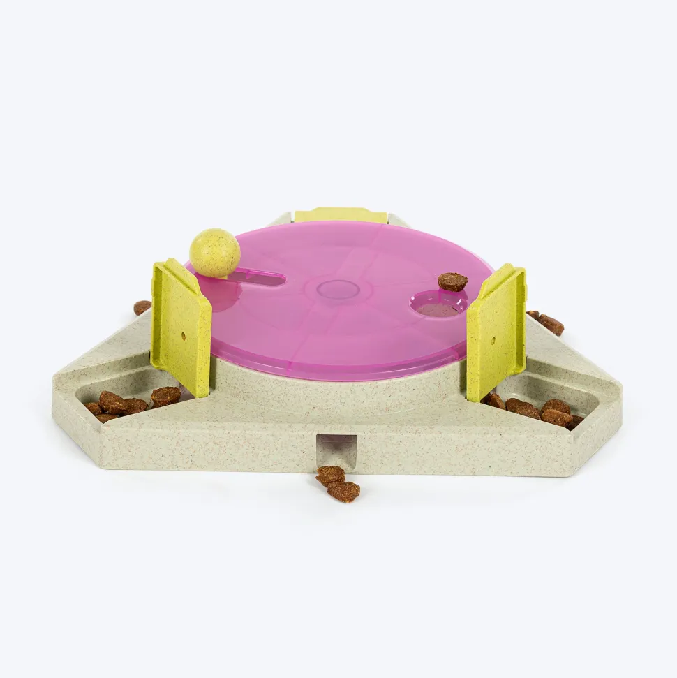 HUFT Triangle Toss Interactive Toy For Dog - Pink