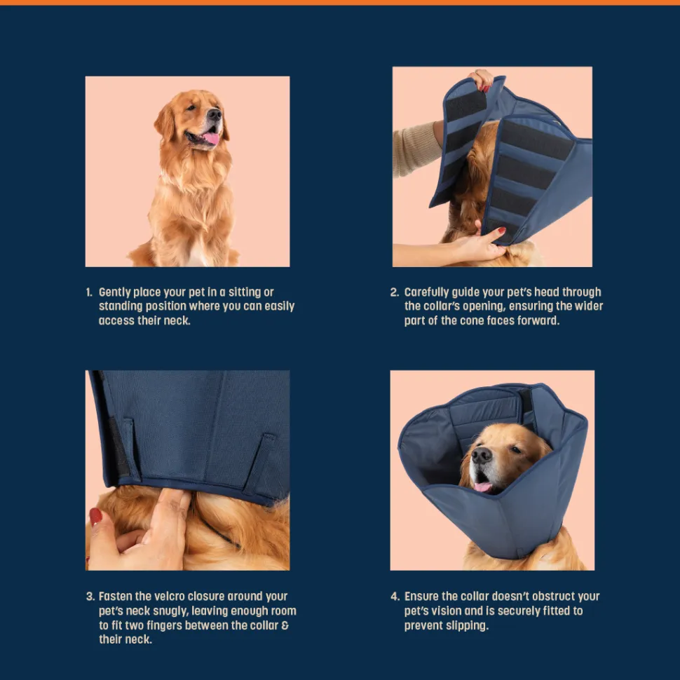 HUFT Trooper E-Collar For Dog - Navy Blue