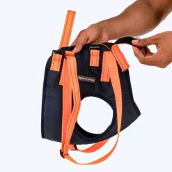 HUFT Trooper Hind Leg Support Lift Harness For Dogs - Navy Blue - Set Of 2