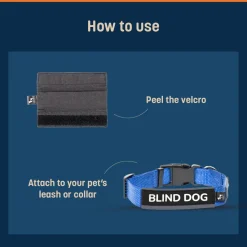 HUFT Trooper Walking Aid Leash & Collar Insert (Blind Dog)