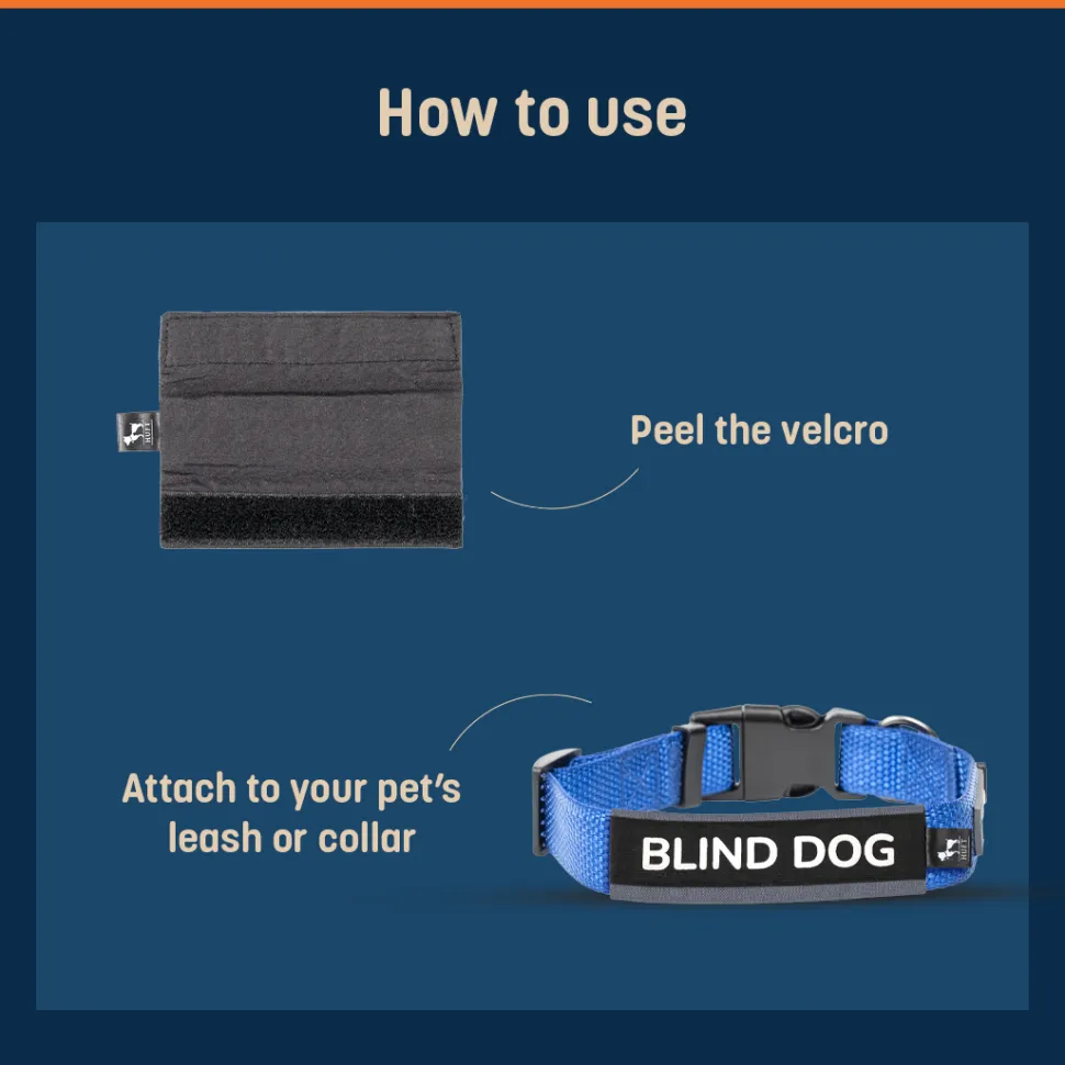 HUFT Trooper Walking Aid Leash & Collar Insert (Blind Dog)