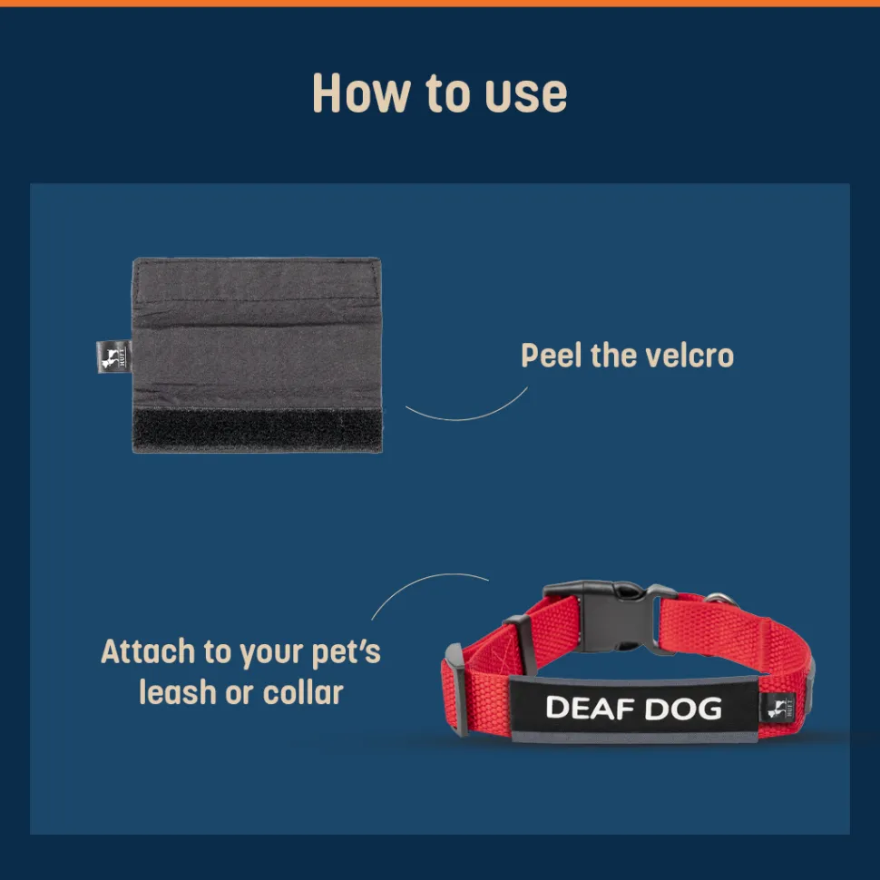 HUFT Trooper Walking Aid Leash & Collar Insert (Deaf Dog)