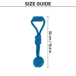 HUFT Tuggables Power Pull Rope Toy For Dog - Blue