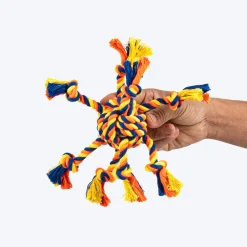 HUFT Tuggables Rope Toy For Dog - Multicolor Yellow