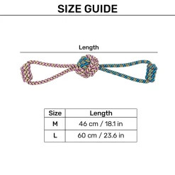 HUFT Tuggables Tug Tornado Rope Toy For Dog - Multicolor