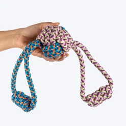 HUFT Tuggables Tug Tornado Rope Toy For Dog - Multicolor