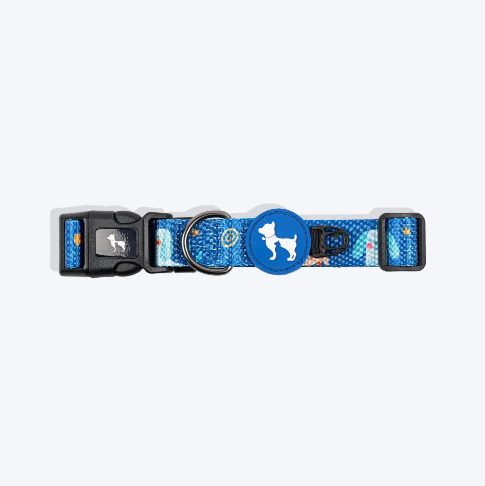 HUFT Twinkle Tails Collar For Dog - Blue