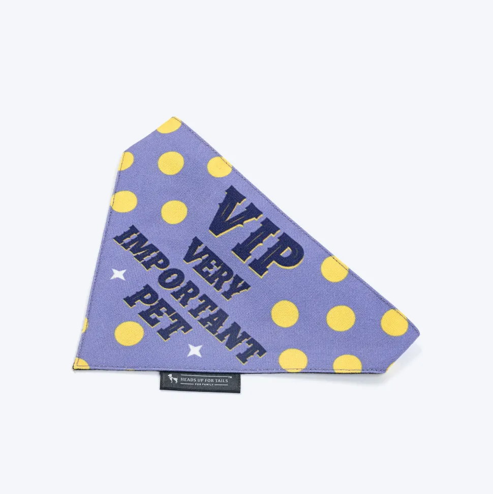 HUFT VIP Printed Bandana For Dog - Lilac